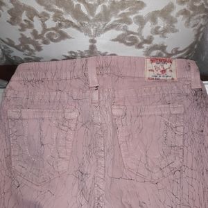 True religion pink black Jean's size 30 halle